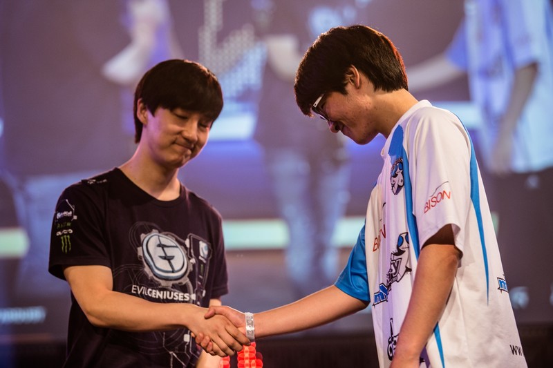 StarDust_and_Jaedong_at_DreamHack_Summer_2013_Final_Stage